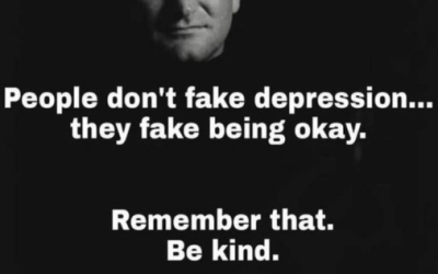 People don’t fake depression.